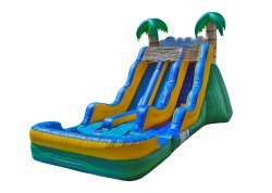 17 tropical wave dual slide nowm 2 1667779077 17' Tropical Wave Dual Lane Water Slide (Wet or Dry Slide)