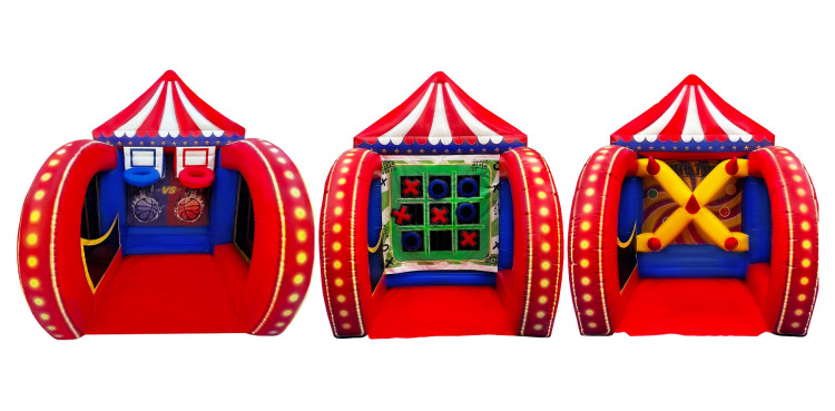 🎪 3-in-1 Inflatable Carnival Game – Ring Toss, Basketball, & 🎪 3-in-1 Inflatable Carnival Game – Ring Toss, Basketball, &