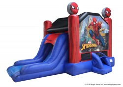 spider man ez combo wet or dry nowm 3 1667772482 Spider-Man Wet or Dry Bounce House & Slide Combo